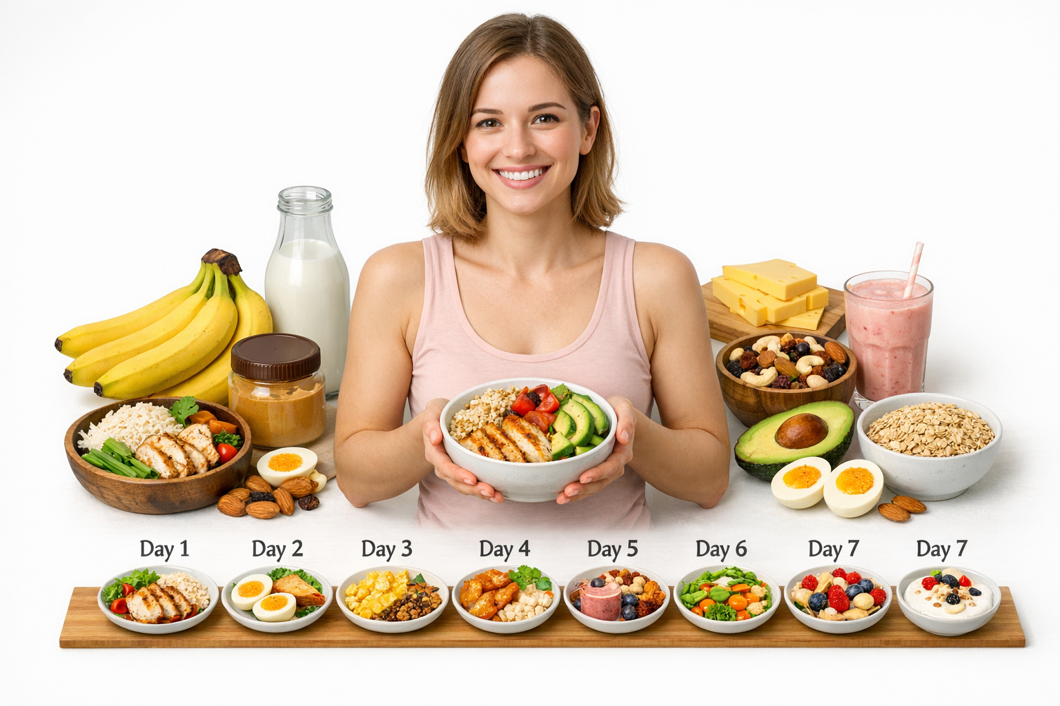 7 Days Diet Plan for Weight Gain